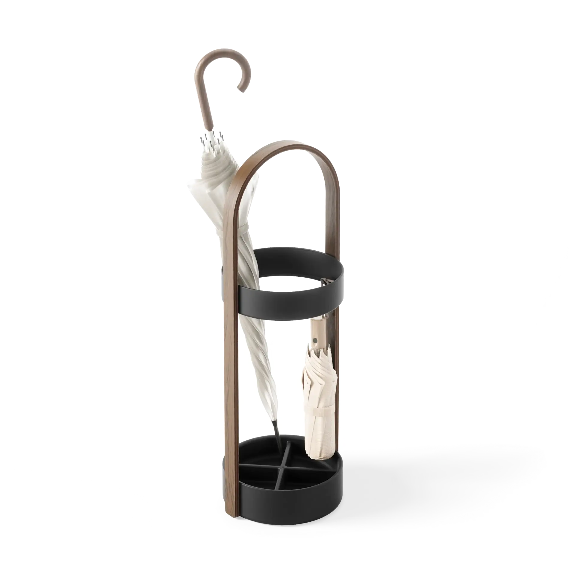 Bellwood Umbrella Stand - Color: White-Natural