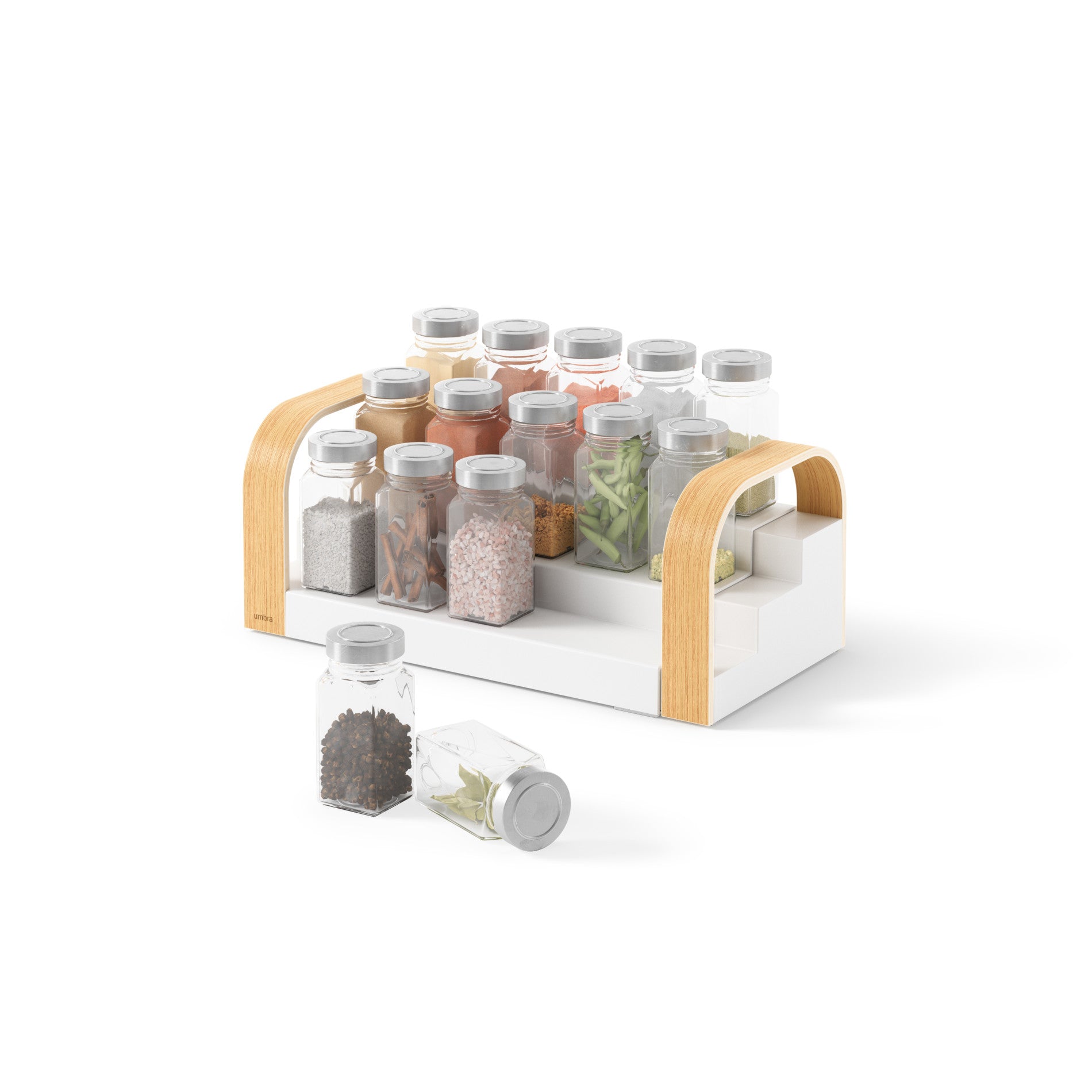 Get Organized with the Bellwood 3-Tier Spice Shelf | Umbra Canada