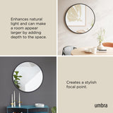 Wall Mirrors | color: Black | size: 37" (94 cm)