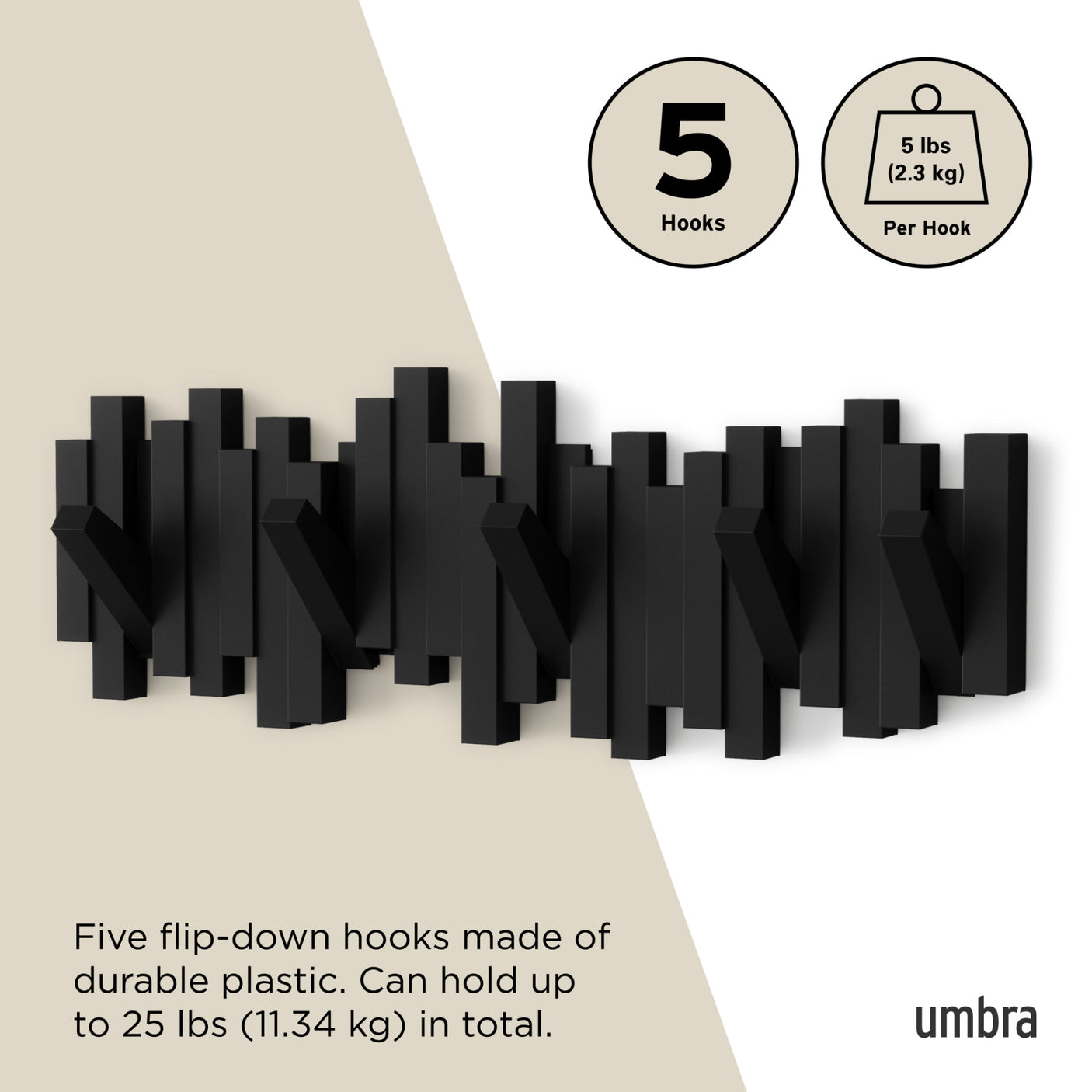 Wall Hooks | color: Black