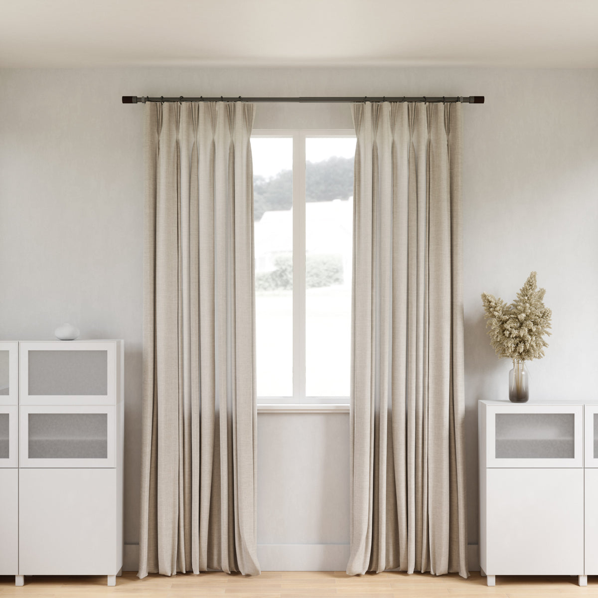 Curtain Padding Modern Curtain Rods Curtain Rods & Hardware Modern Window Elegance