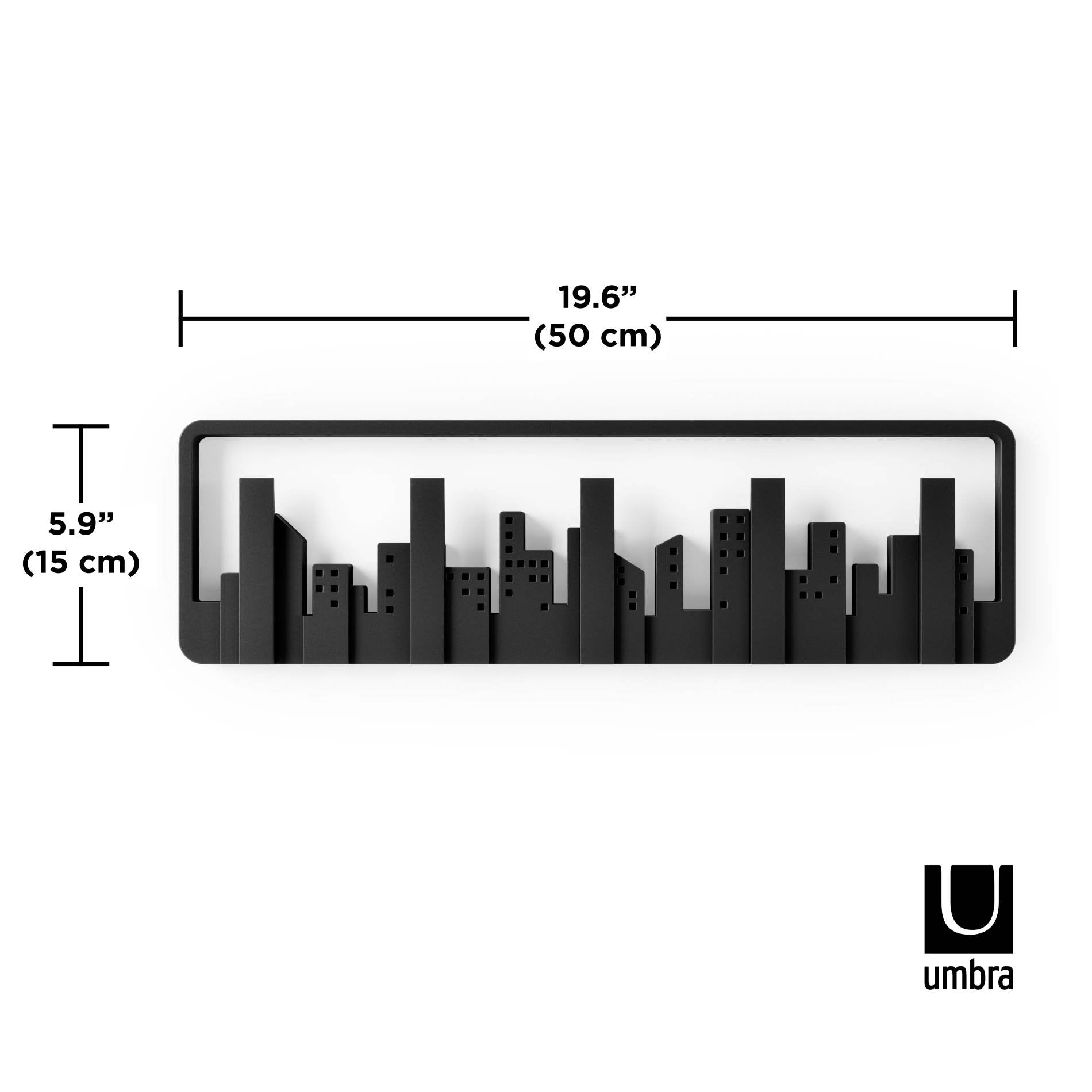 Skyline Wall Mounted Hook | Decorative Wall Hook & Coat Rack - Umbra