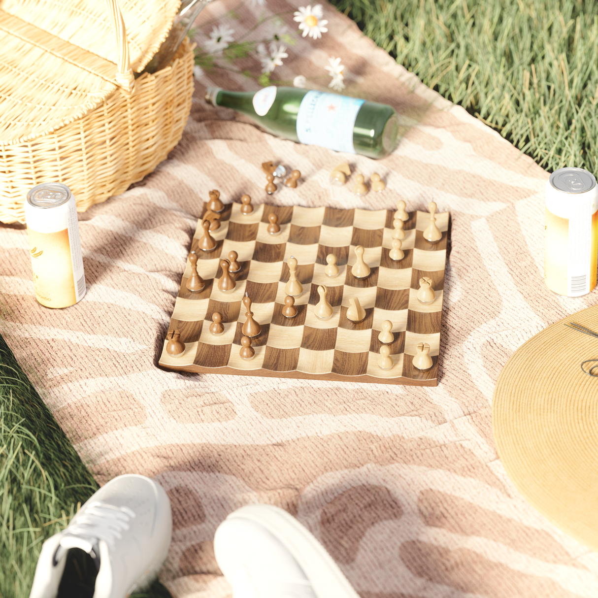 ▷Wobble Wooden Chess Board Set【2023 WOOD LUXURY】》 – Chess4pro