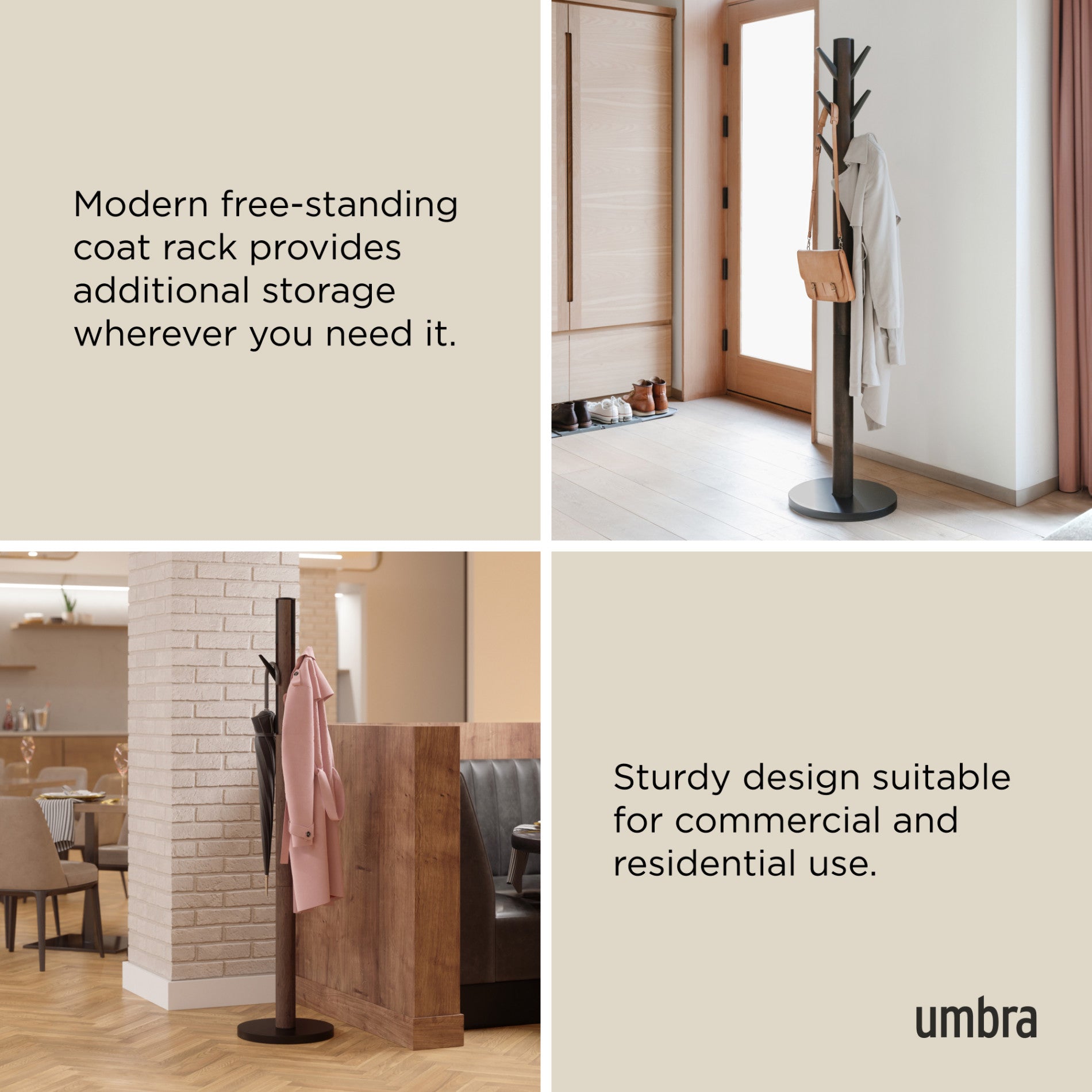 Modern Coat Rack Stand - Flapper by Umbra | Shop Now
