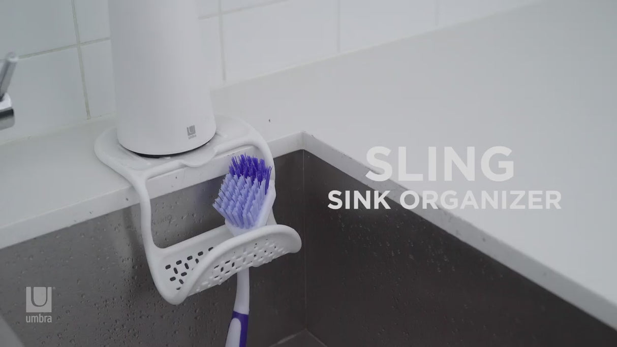Umbra Sling 4 1/2 Inch Wide Plastic Sink Caddy by Eug�nie de Loynes - Bed  Bath & Beyond - 27032776