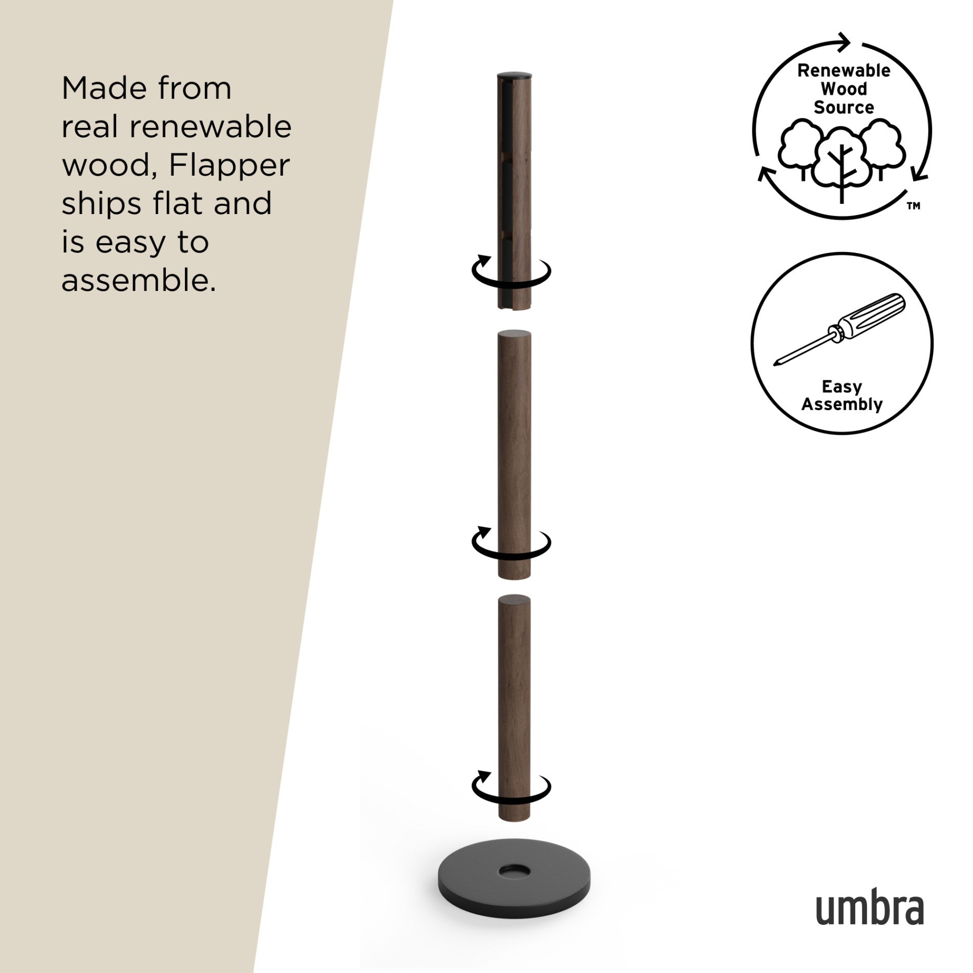 Modern Coat Rack Stand - Flapper by Umbra | Shop Now