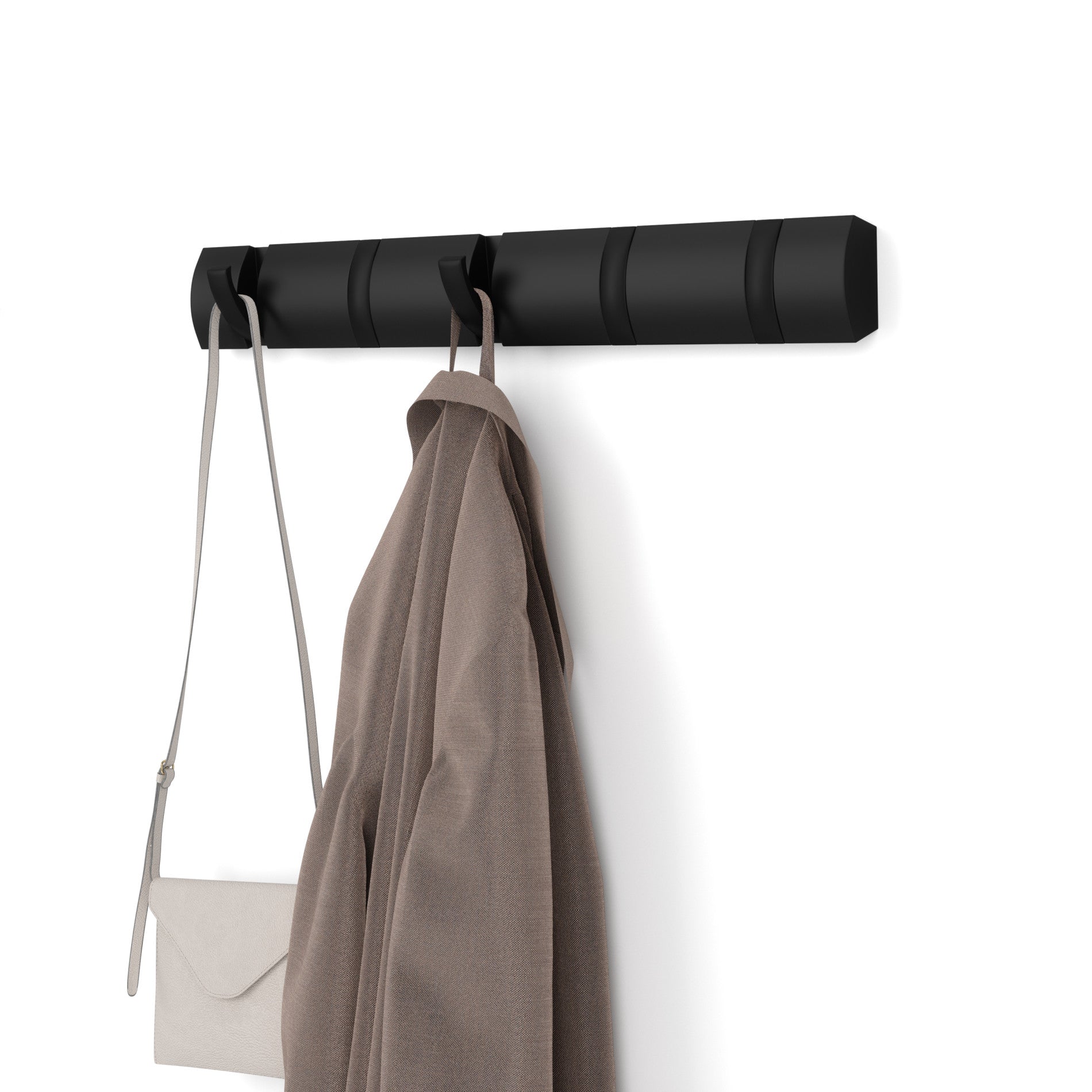 FLIP 5 Wall Mounted Hook - Coat Rack & Wall Hooks | Umbra