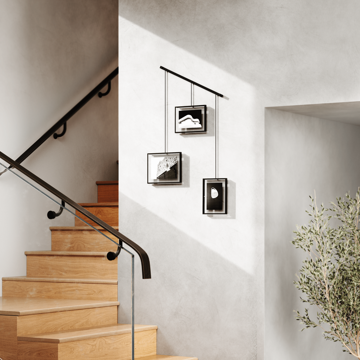 Exhibit Picture Frame Set of 3 - Modern Wall Display | Umbra