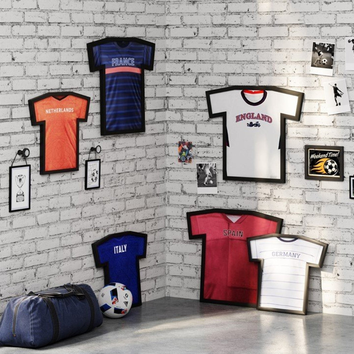 Picture Frame Football Jersey Display Case T-shirt Framing Ideas