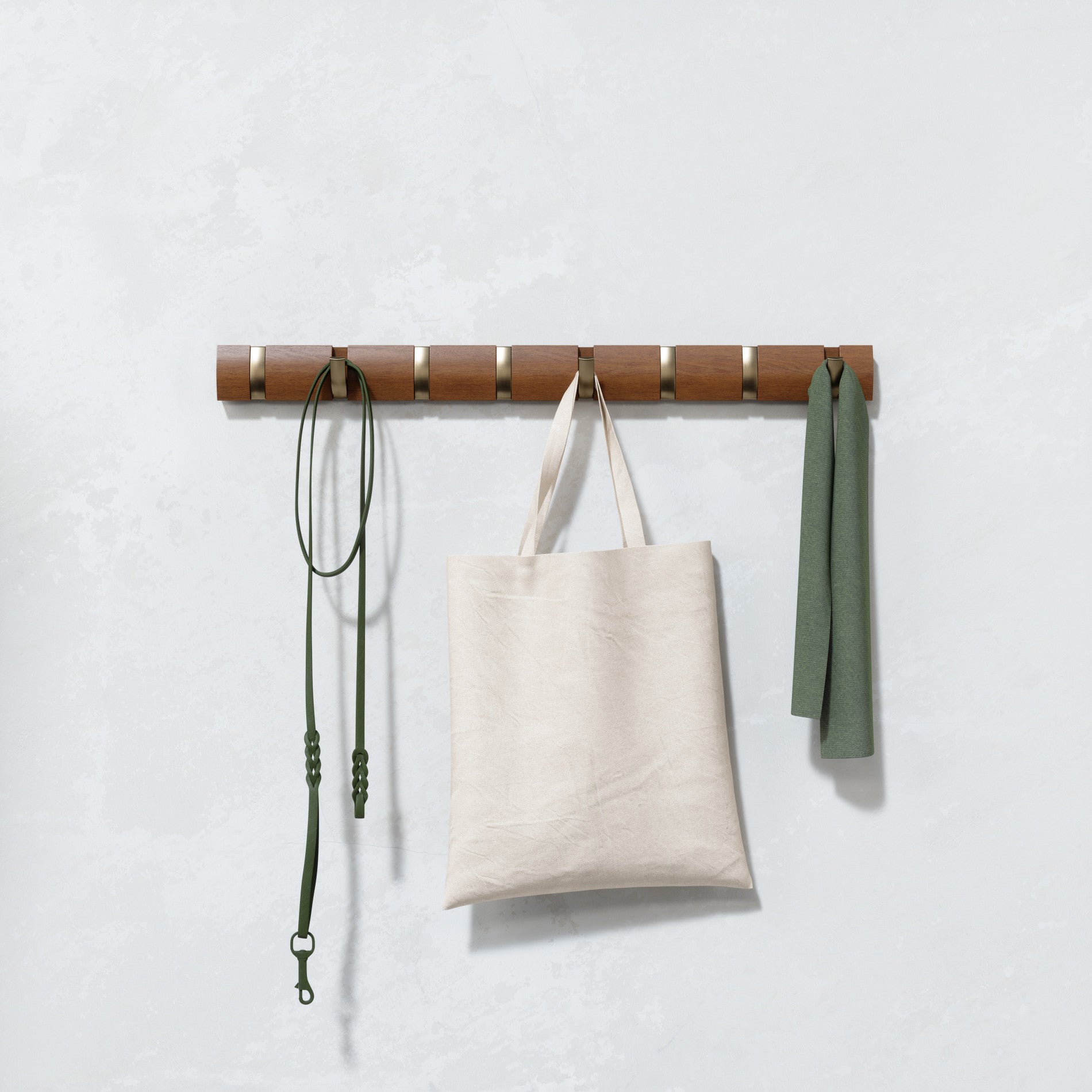 Flip 8 Wall Mounted Coat Rack | Umbra