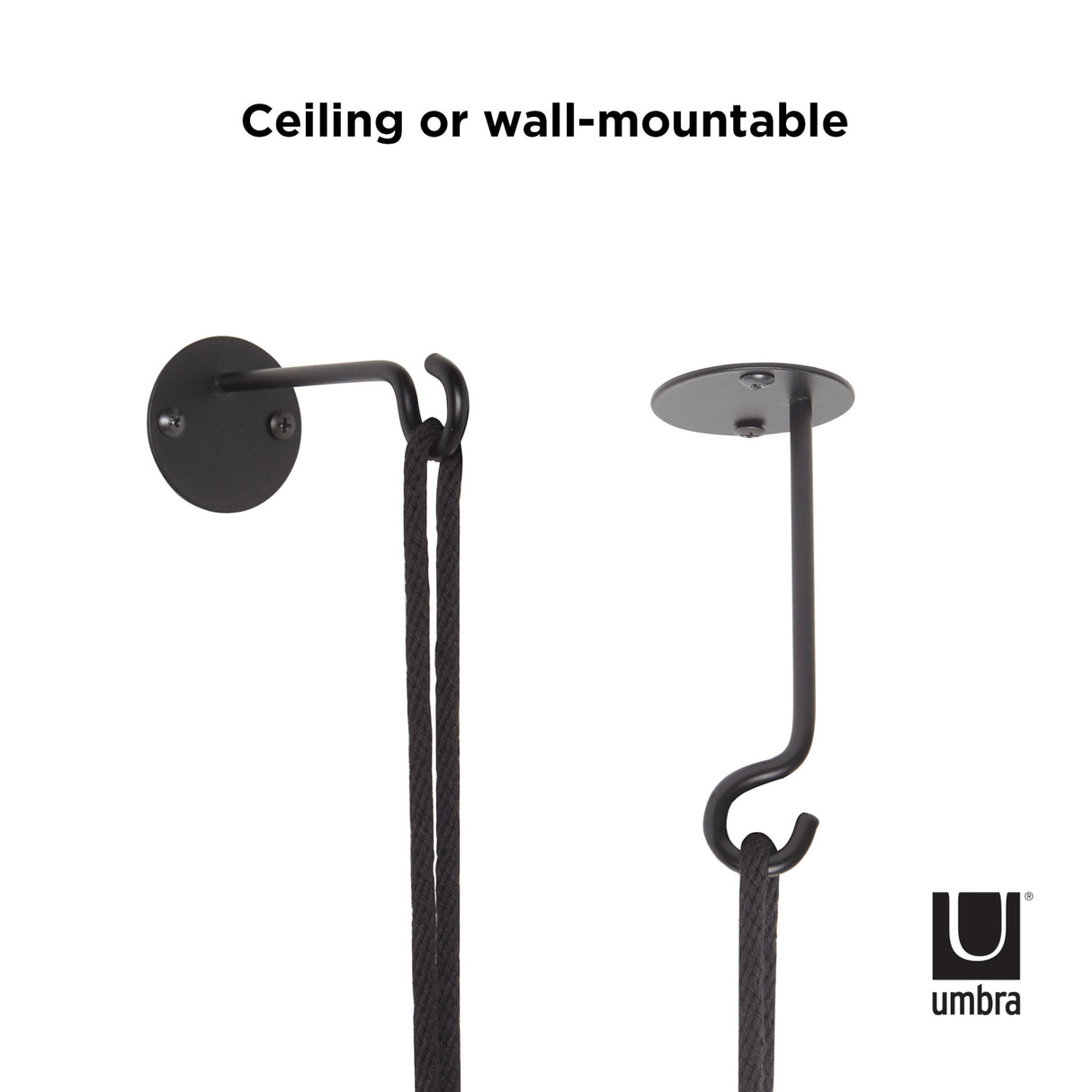 Hanging Planters | color: Black