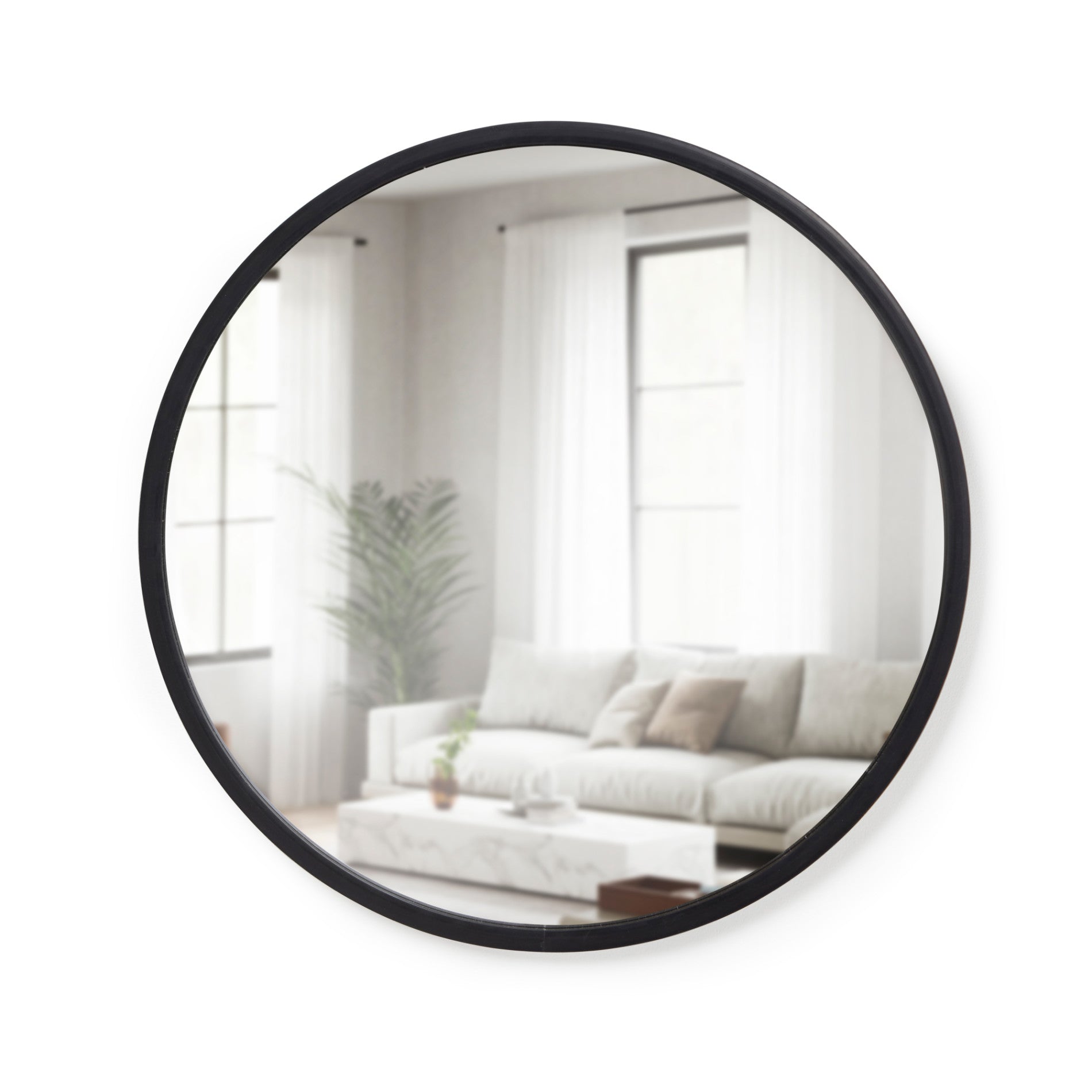 Hub Wall Mirror - Large Round & Modern Circular | Umbra