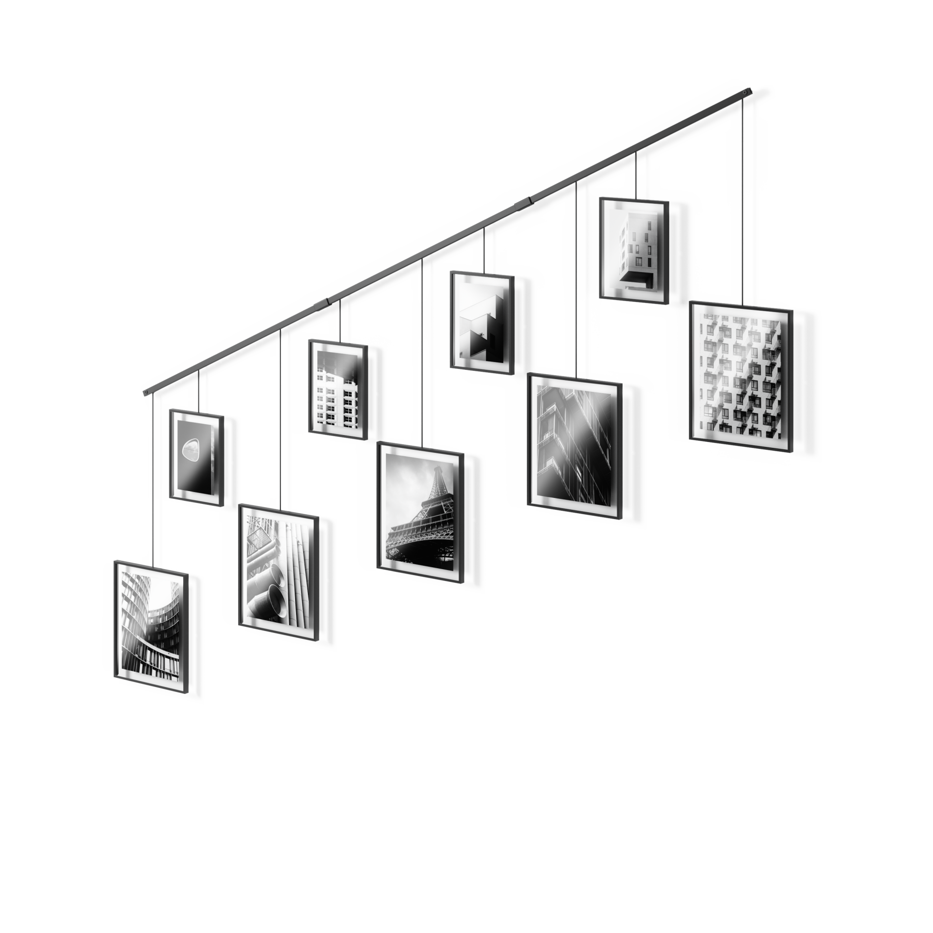 umbra 写真飾り Create a Modern Gallery Wall with Exhibit Photo Display | Umbra