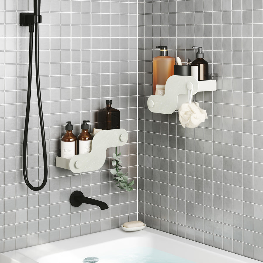 Nami Adhesive Shower Bins