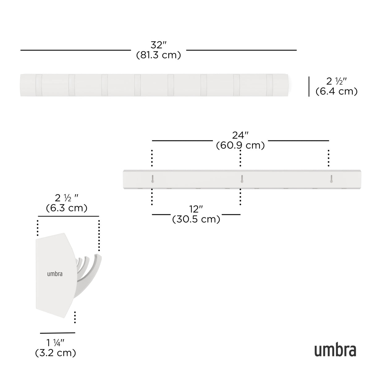 Wall Hooks | color: White-White