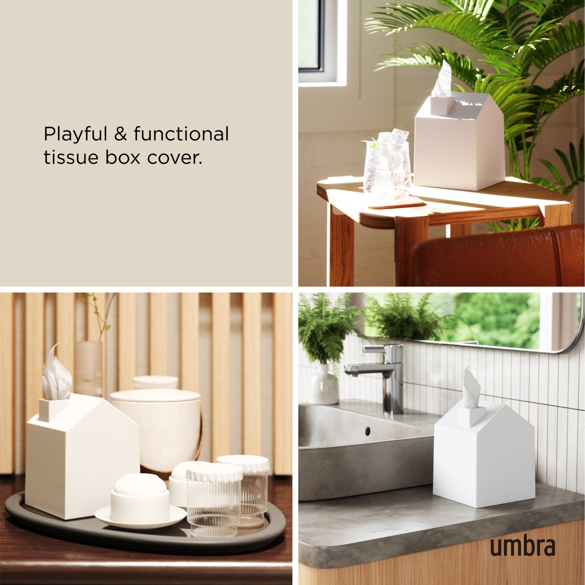 house shaped tissue box cover