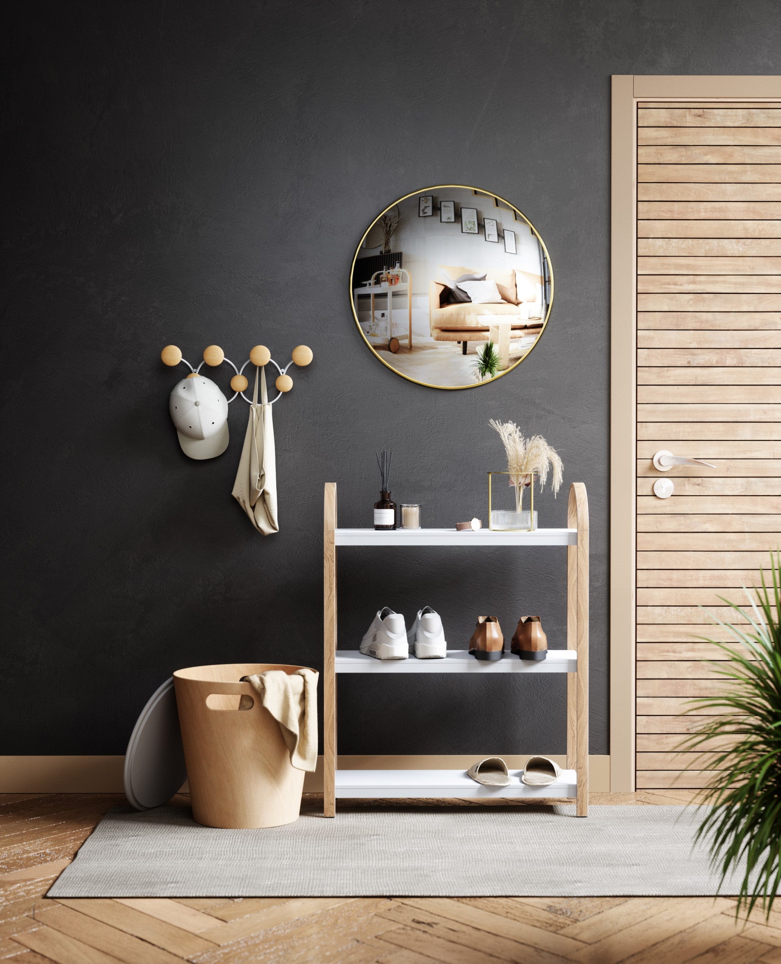 Bellwood Three-Tier Shelf - Modern Freestanding Storage Unit by Umbra
