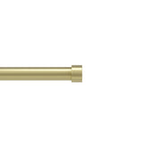 Single Curtain Rods | color: Brass | size: 120-180" (305-457 cm) | diameter: 1" (2.5 cm)