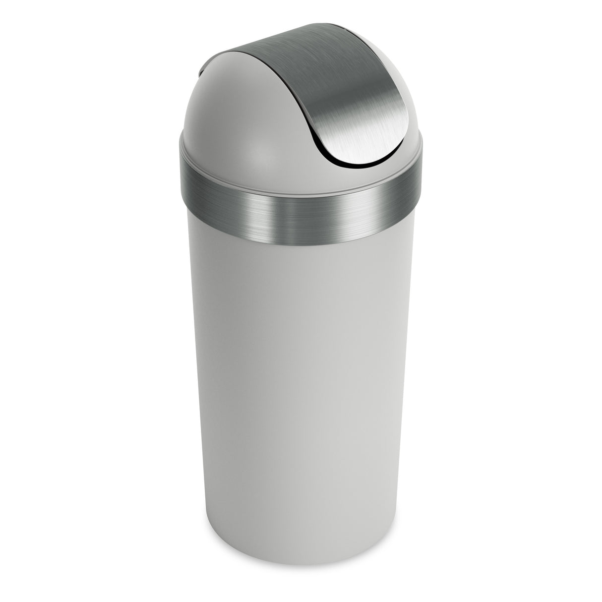 Kitchen Trash Cans | color: Grey-Nickel