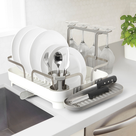 Umbra XDry Folding Dish Rack with Drying Mat - Interismo Online Shop Global