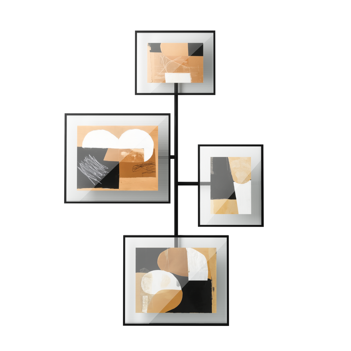 Umbra Flute Wall Picture Frames, Set of 4