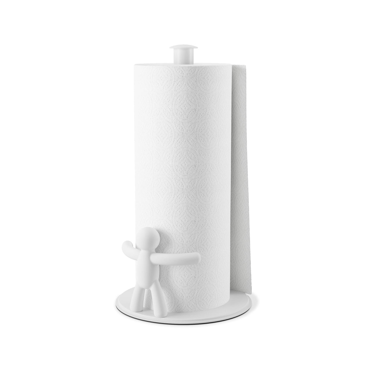 simplehuman tension arm paper towel holder & dispenser, brushed stainless  steel