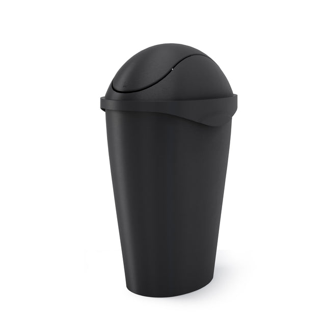 Large Trash Can with Swing-Top Lid