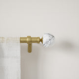 Single Curtain Rods | color: Eco-Friendly Gold | size: 72-144" (183-366 cm) | diameter: 1" (2.5 cm) | Hover