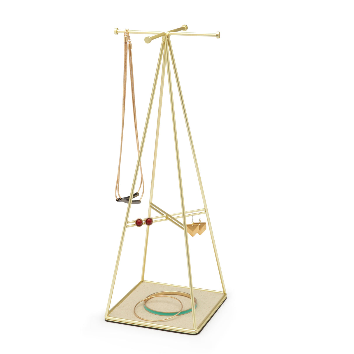 Jewelry Stands | color: Matte-Brass