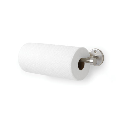 Leaf Over-Cabinet Paper Towel Holder, Satin Nickel Finish