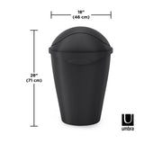 Kitchen Trash Cans | color: Black