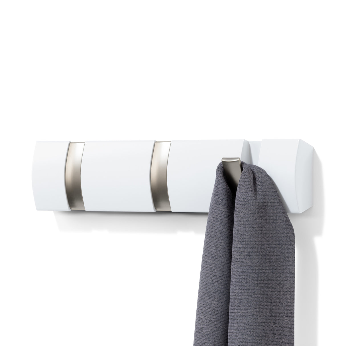 Flip 3 Wall Mounted Coat Rack - Hanging Space When You Need It