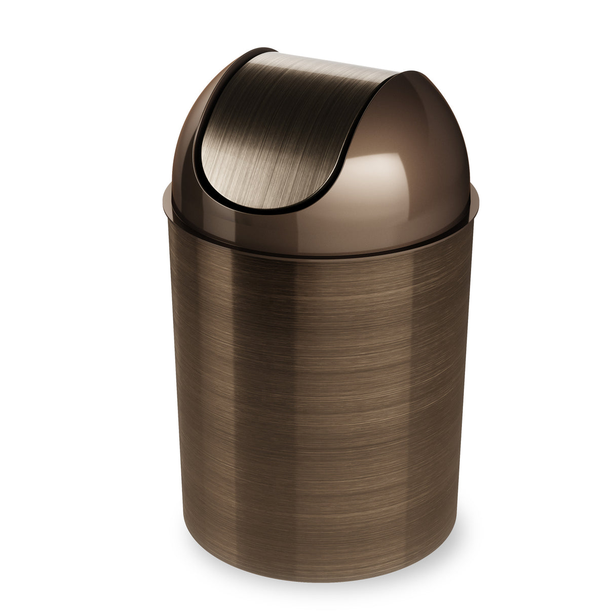 Bathroom Trash Cans | color: Bronze