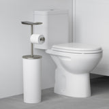 Toilet Paper Stands | color: White-Nickel