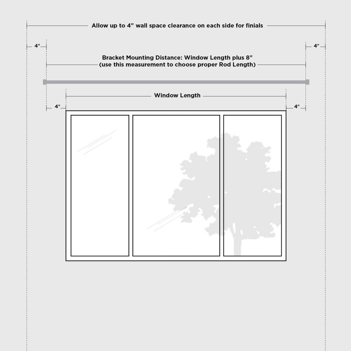 Single Curtain Rods | color: Eco-Friendly Matte-Black | size: 36-72" (91-183 cm) | diameter: 1" (2.5 cm)