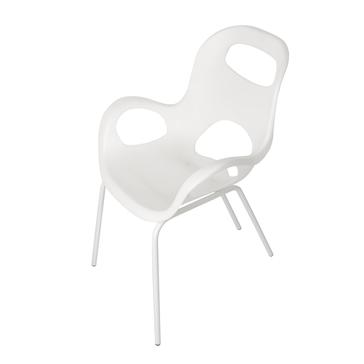 umbra chaise design orange brique plastique metal ringo - Kdesign